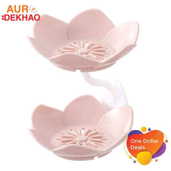 Soap Holder in the Shape of a Lotus Flower, Wall Mounted
