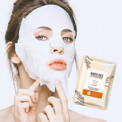 Anti-Aging Sheet Mask with White Rice AurDekhao.pk