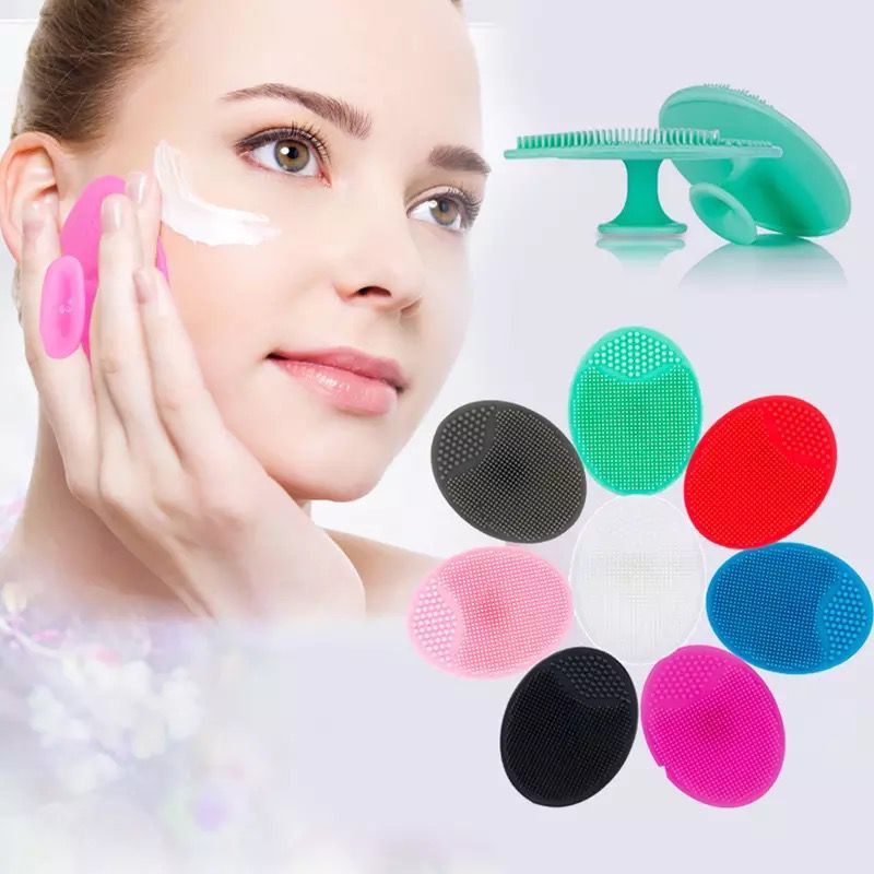 Silicone bath sponge face massager pack of 3