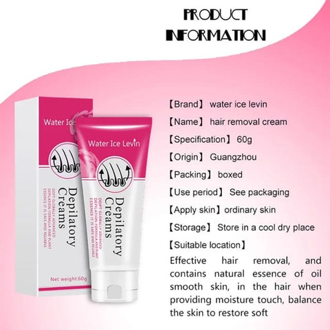 VICOODA Hair Removal Cream Quickly Depilatory for Women Men Effective Natural Hair Remover for Body Underarms Bikini Arms Waist Legs