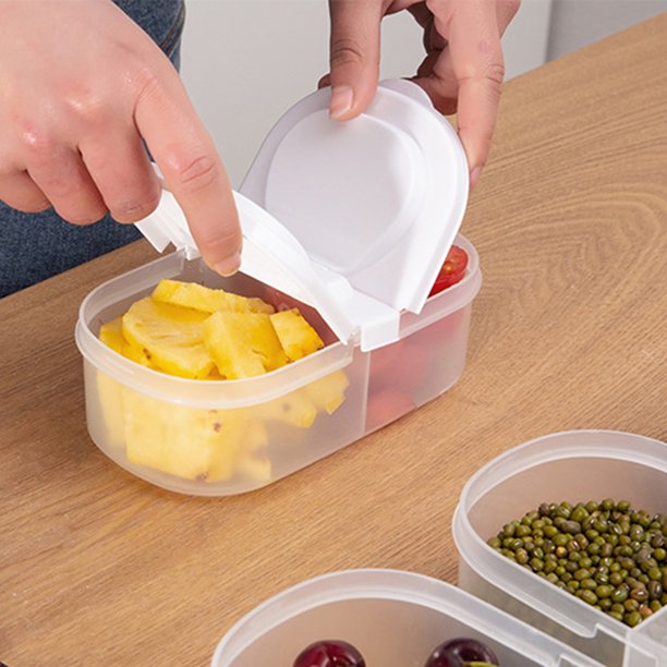 Food Container Transparent Reusable Refrigerator Food Organizer Box
