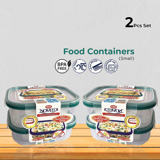 Novetta Food Containers With New Technology Seal