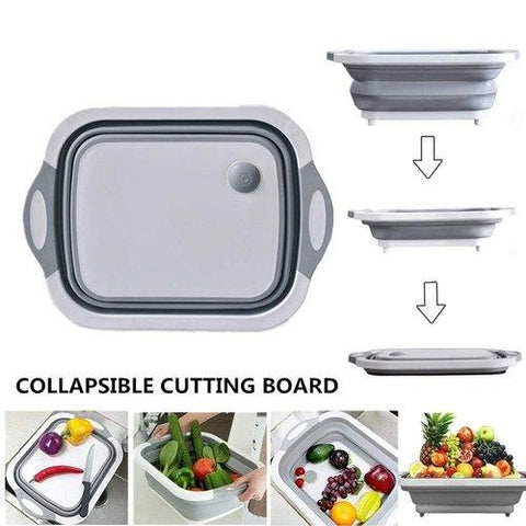 Multipurpose Cutting Board and Strainer