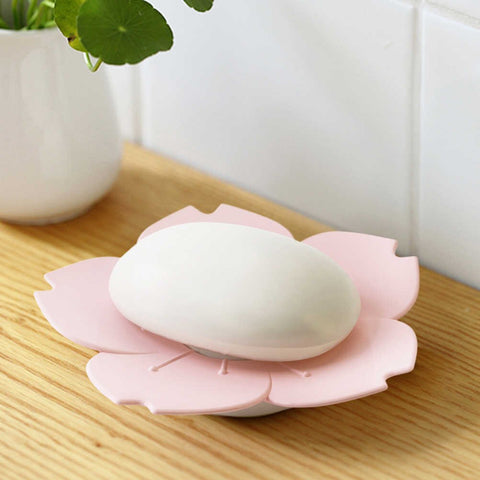 Soap Holder in the Shape of a Sakura Flower