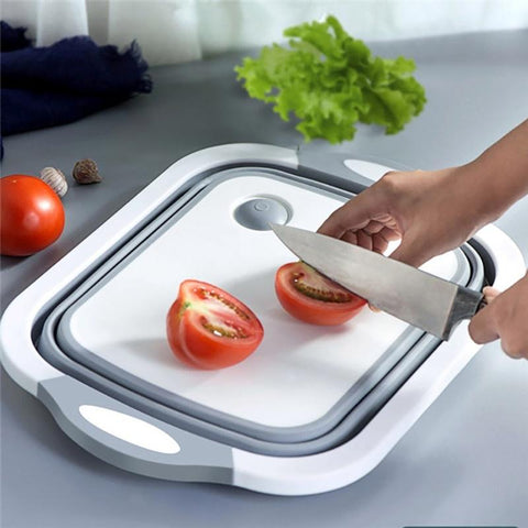 Multipurpose Cutting Board and Strainer