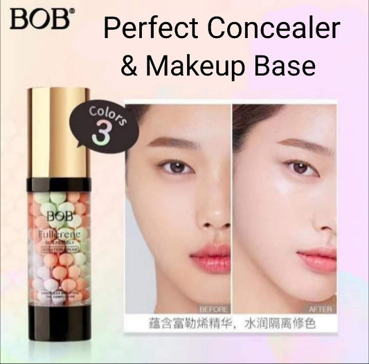BOB Face Smooth Primer Make up Base Pores Invisible Brighten Dull Skin Color Cream Wrinkle Cover Makeup