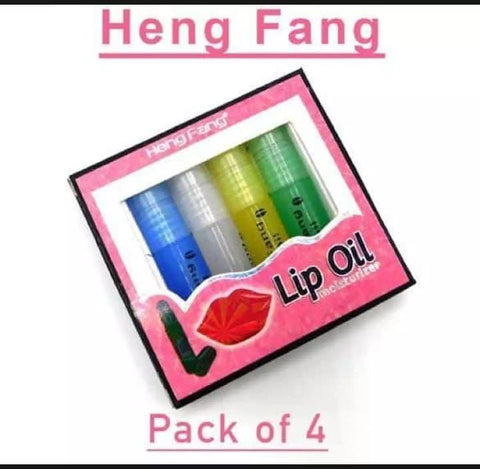 HENG FANG  PACK OF 4 LIP OIL