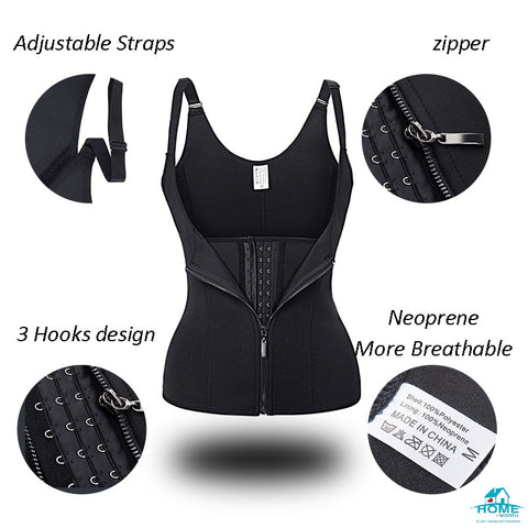 Adjustable Shoulder Strap Body Waist Cincher Vest For Body Shaper AurDekhao.pk