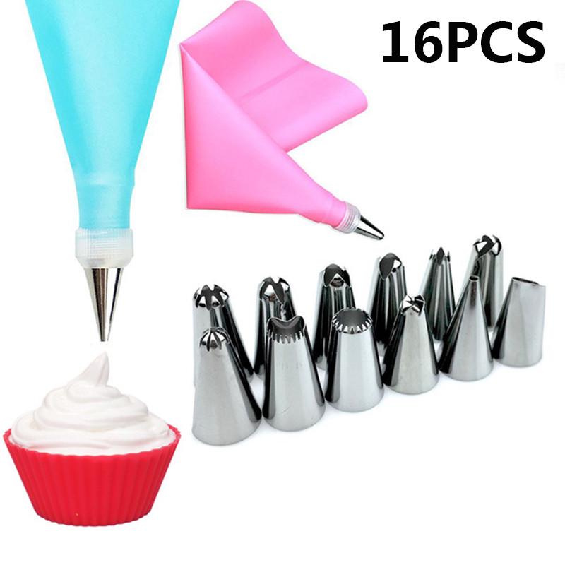 Piping Nozzles Stainless Steel Nozzle (16 pcs pack)