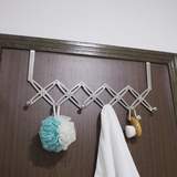 Multi-function Organizer with 6 Hooks, Foldable Hook Wall Door Hanger