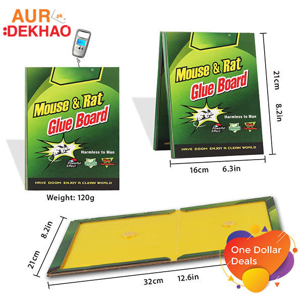 2 Glue Trap Boards for Mice and Rats AurDekhao.pk