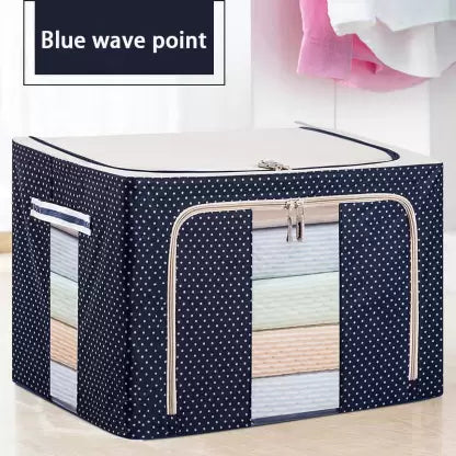 Fabric Storage Boxes For Clothes, Sarees, Bed Sheets, Blanket