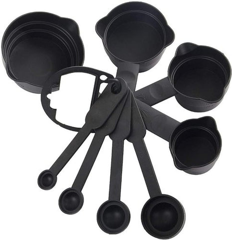Spoons Set & Measuring Cups with Scale (8 pieces)